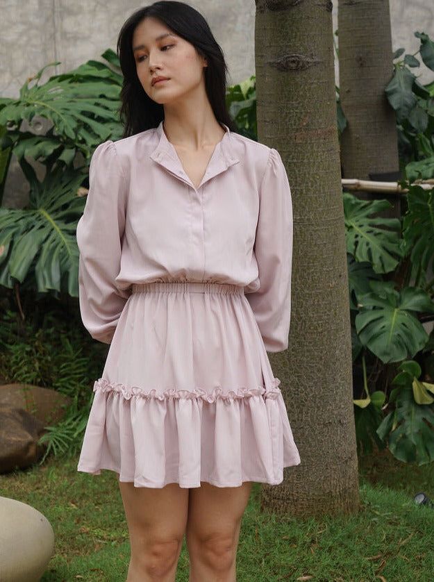 Long Sleeve Mini Dress Three Sizes – Barli Asmara