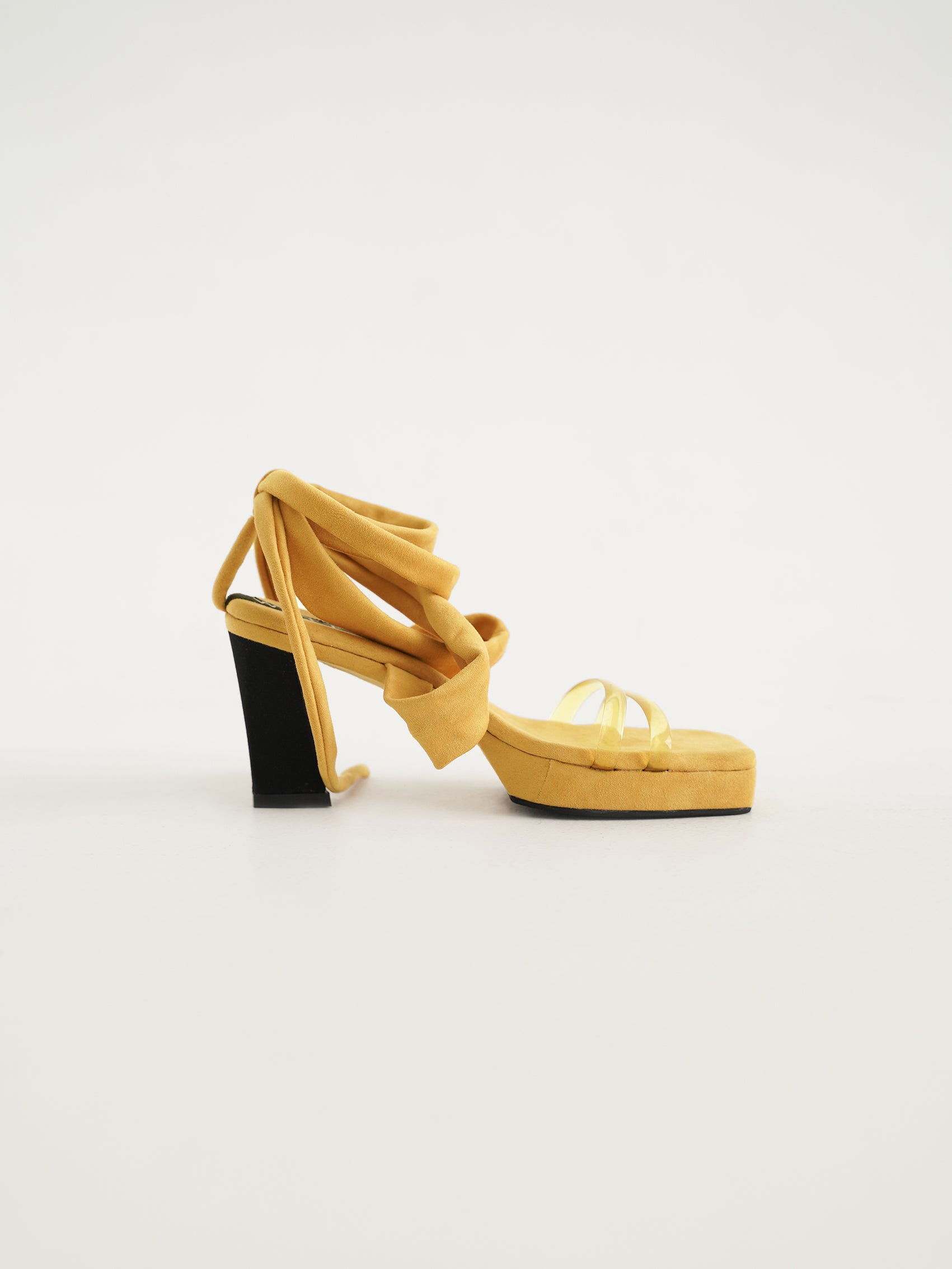 Granola Heels In Yellow (9  Pairs Left)