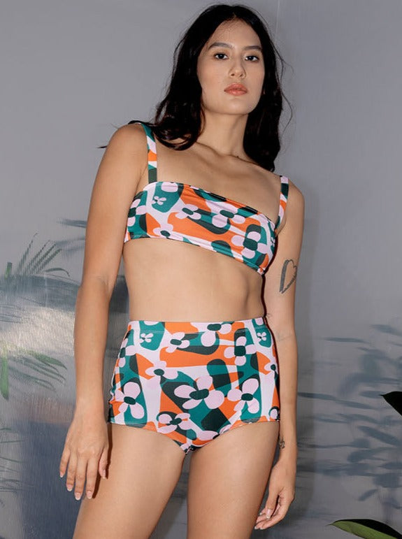 Jayden Bikini In Poppies Green (3Lastpieces)
