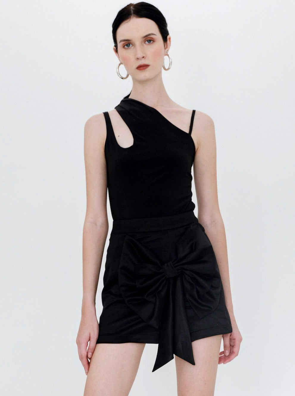 Black Esme Mini Skirt