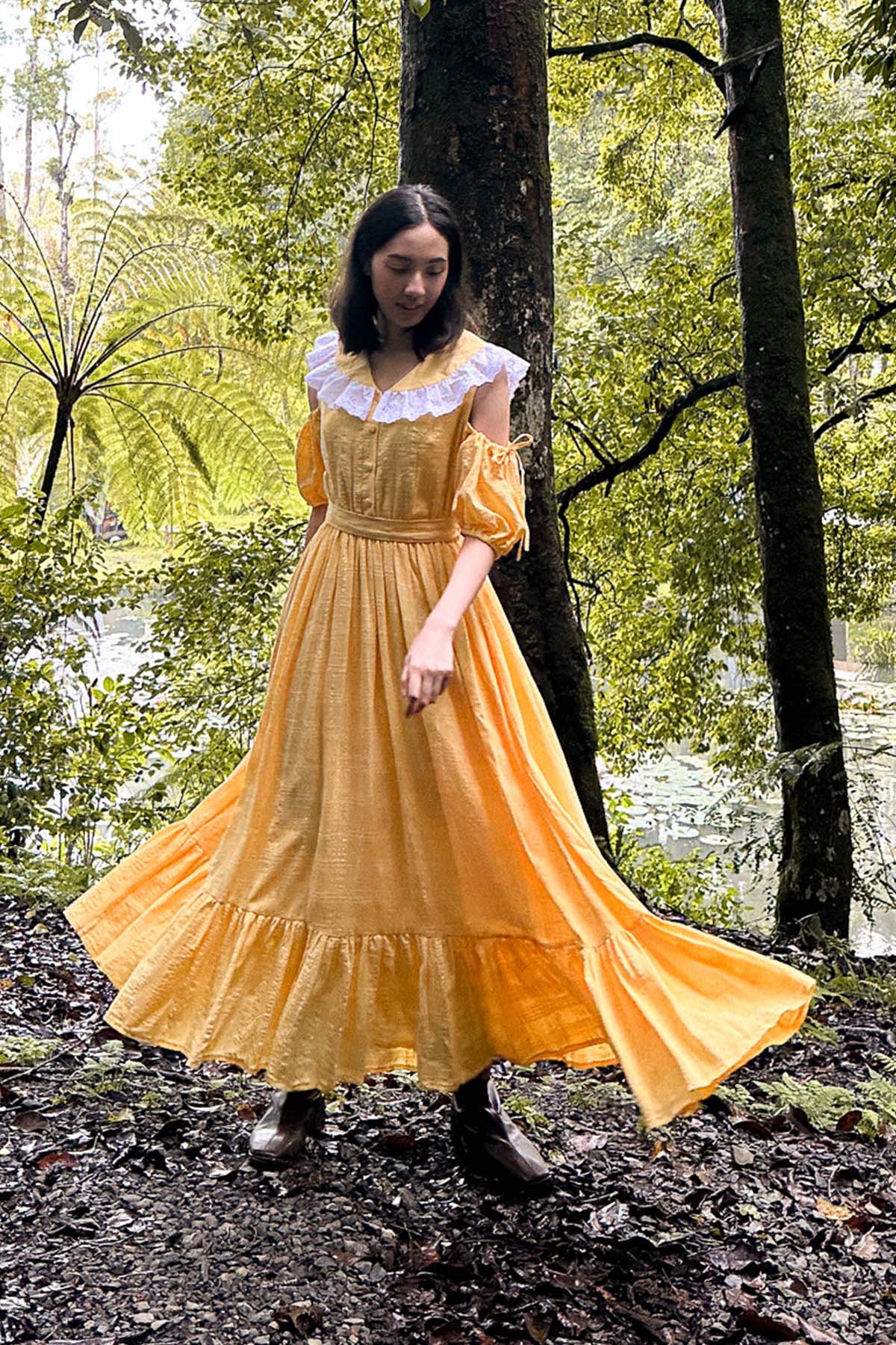Orla Dress in Yellow