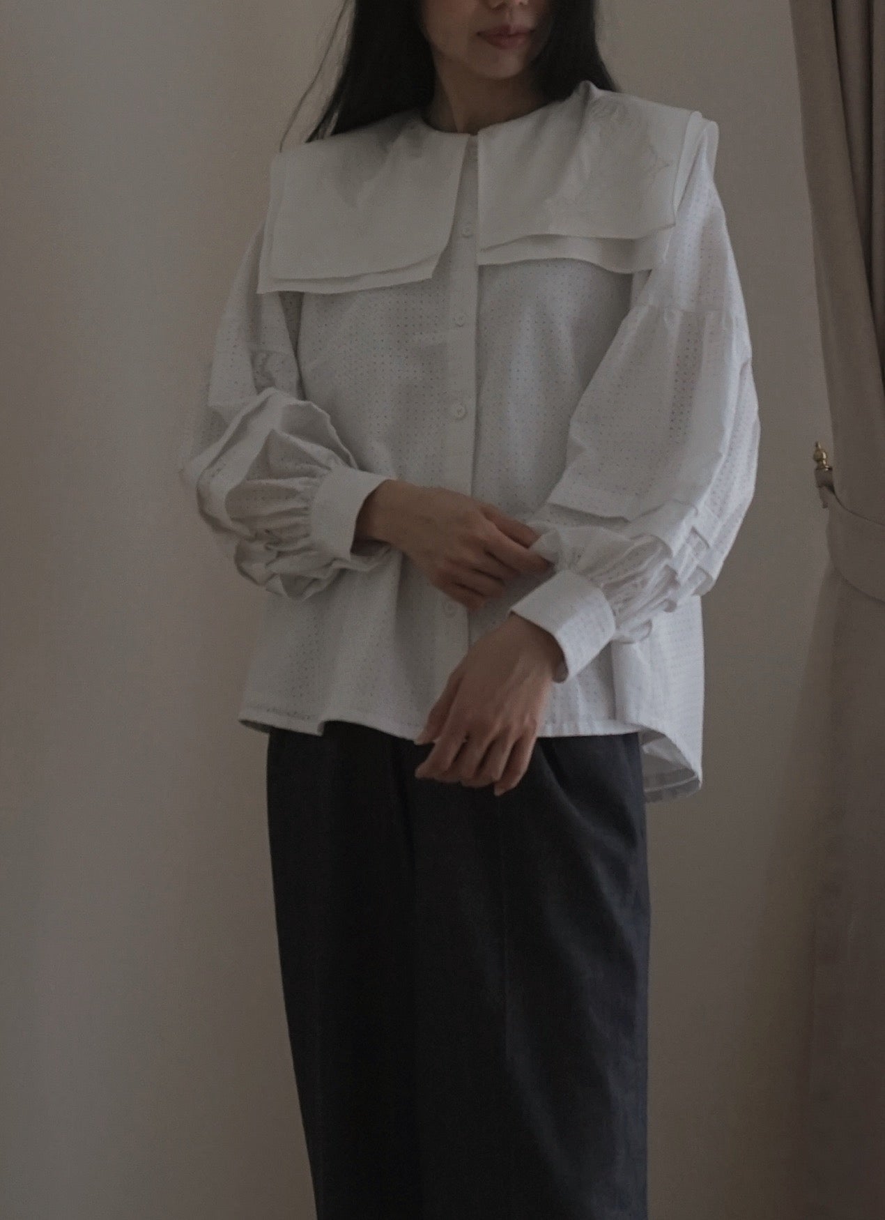 Willow Blouse In White (3Left)
